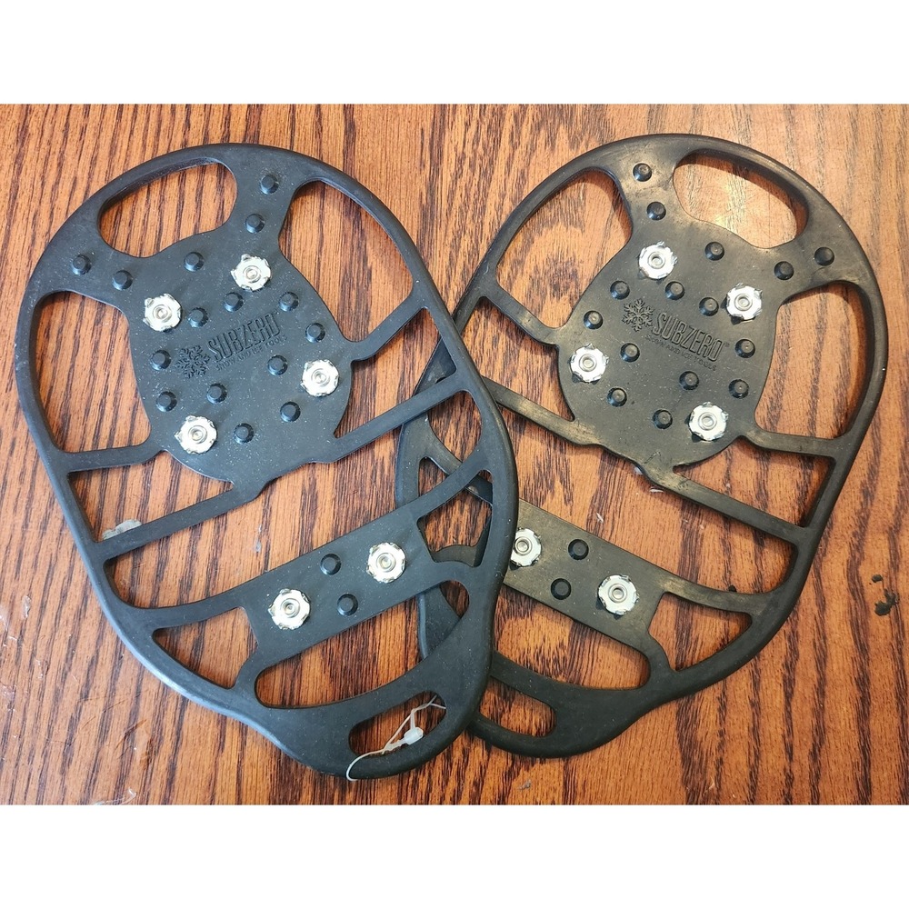 NWOT Subzero Snow Shoes Ice‎ Tools Traction Cleats Grips Black Winter Wear L/XL